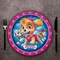 8 Ct. Pink Paw Patrol Paper Dessert Plates 7" Skye Party Plates for Kid's Celebrations